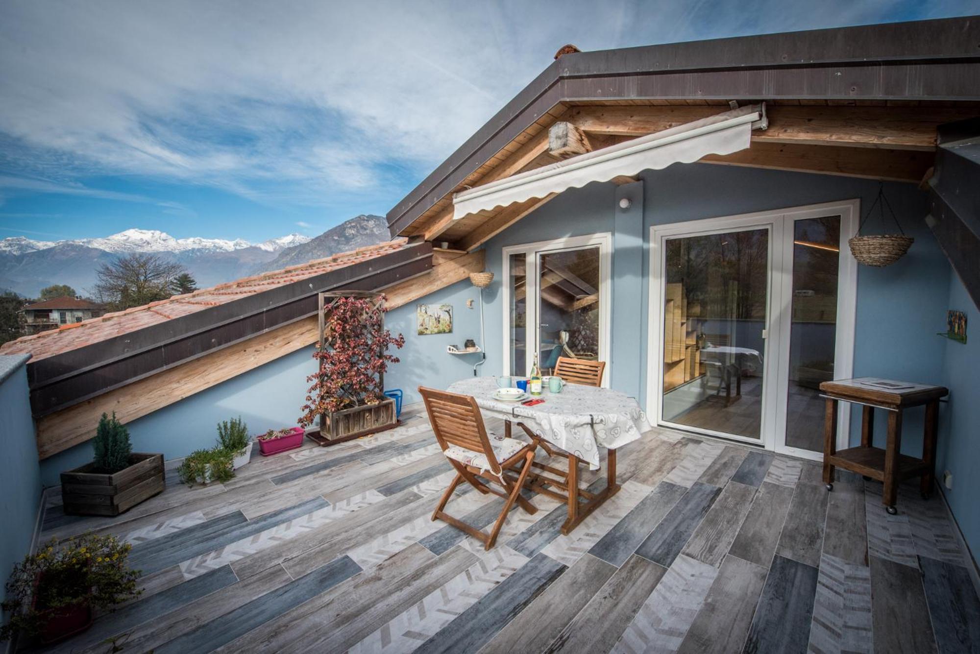 Loft 29 Mansardato Con Ampio Terrazzo Bussoleno Buitenkant foto